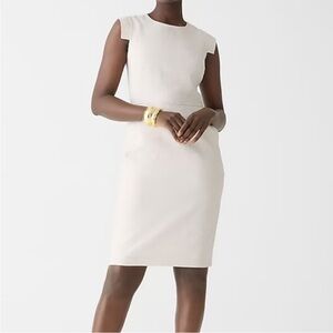 J. Crew Cream Sleeveless Dress